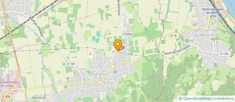 localisation de l'entreprise TOPAZE  CHASSELAY