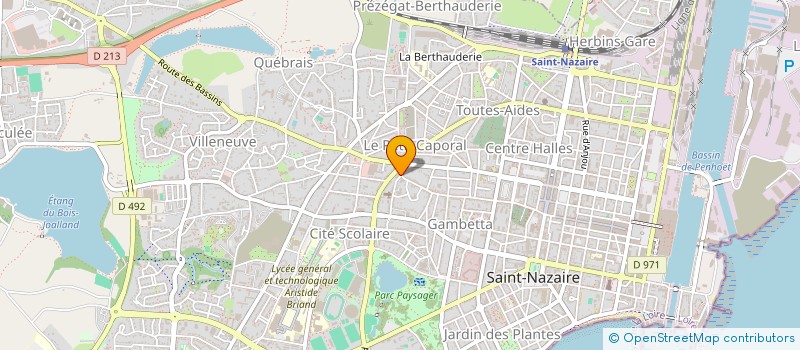 localisation de l'entreprise TOPAZE  SAINT-NAZAIRE