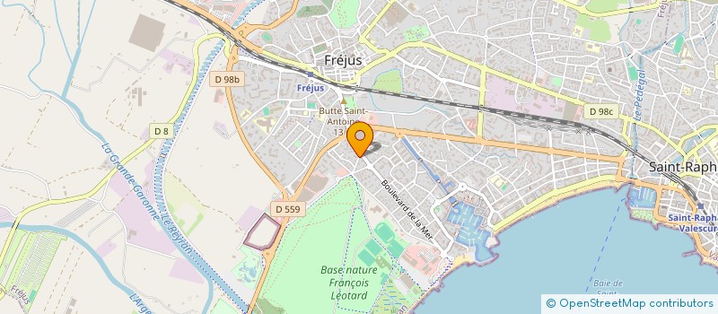 localisation de l'entreprise TOPAZE à FREJUS