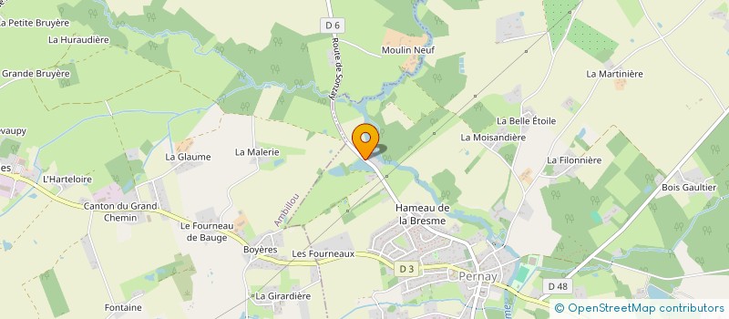 localisation de l'entreprise TOPAZE  PERNAY