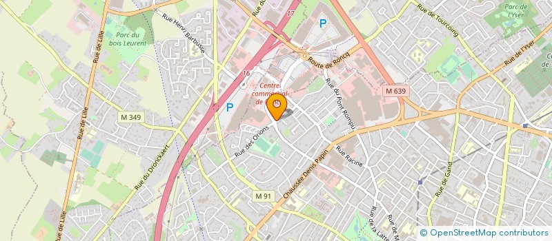 localisation de l'entreprise TOPAZE EURL à TOURCOING