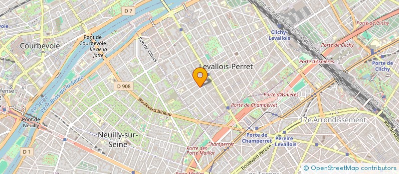 localisation de l'entreprise TOPAZE UNE LUEUR D ESPOIR à LEVALLOIS-PERRET