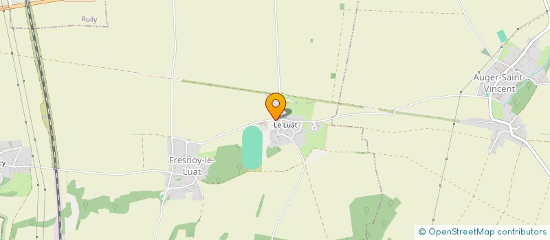 localisation de l'entreprise TOPAZE23  FRESNOY-LE-LUAT