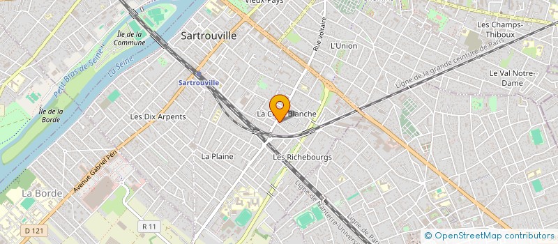 localisation de l'entreprise TOPAZIO FRANCE  SARTROUVILLE