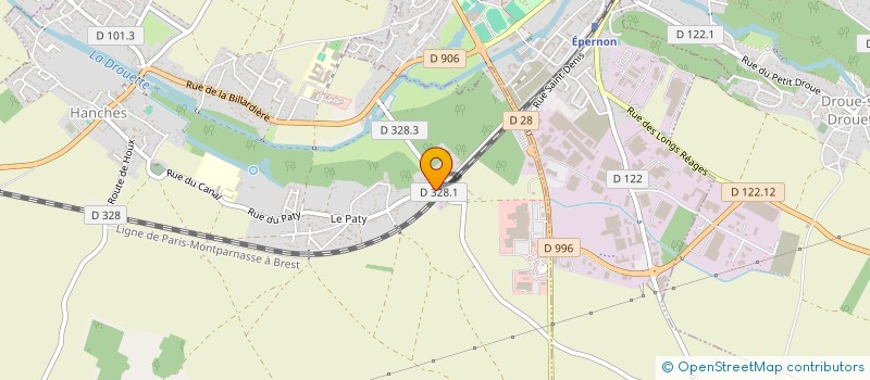 localisation de l'entreprise TOPBALT VRD à HANCHES
