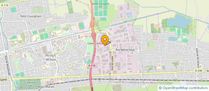 localisation de l'entreprise TOPCO INVEST  CALAIS