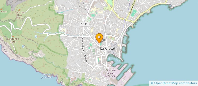 localisation de l'entreprise TOPCOMPANY  LA CIOTAT
