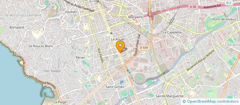 localisation de l'entreprise TOPCOOK BORDEAUX à MARSEILLE