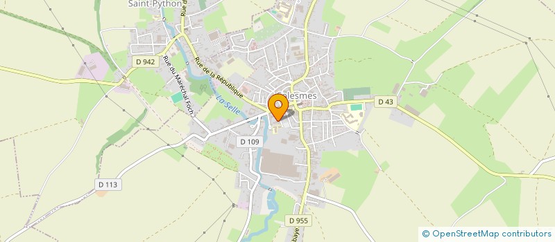 localisation de l'entreprise TOPDENTAL à SOLESMES