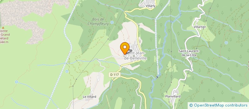 localisation de l'entreprise TOPDEV  LES BELLEVILLE