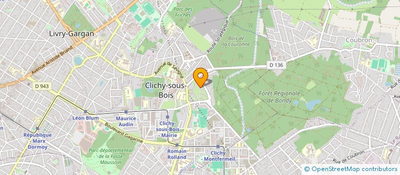 localisation de l'entreprise TOPED - SERVICES à CLICHY-SOUS-BOIS