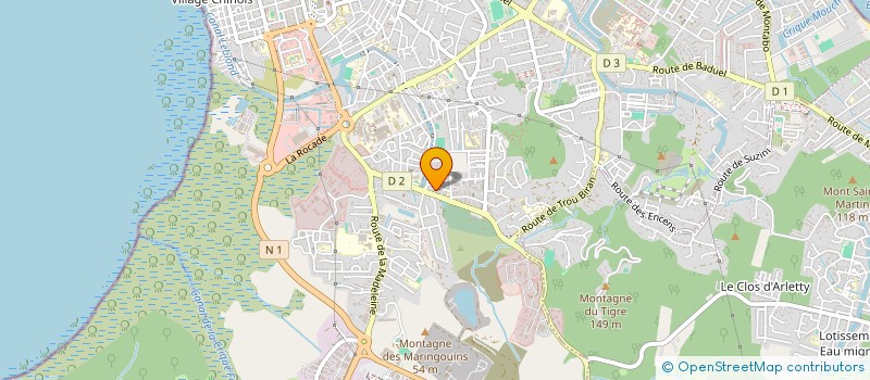 localisation de l'entreprise TOPELEC & EVRD  CAYENNE