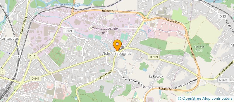 localisation de l'entreprise TOPGAZ à L'ISLE-D'ESPAGNAC