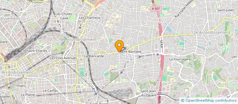 localisation de l'entreprise TOPHIDA à MARSEILLE