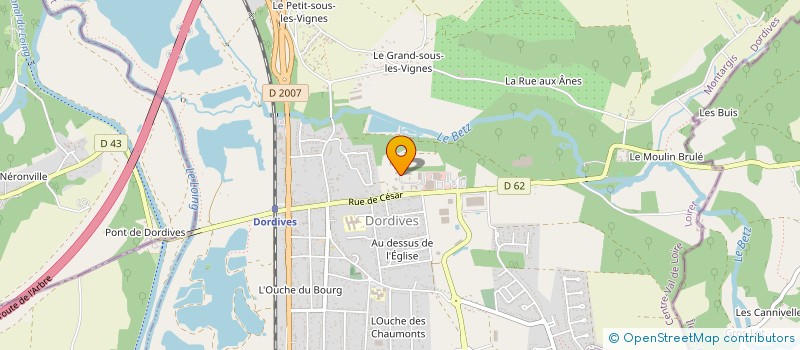 localisation de l'entreprise TOPIEX à DORDIVES