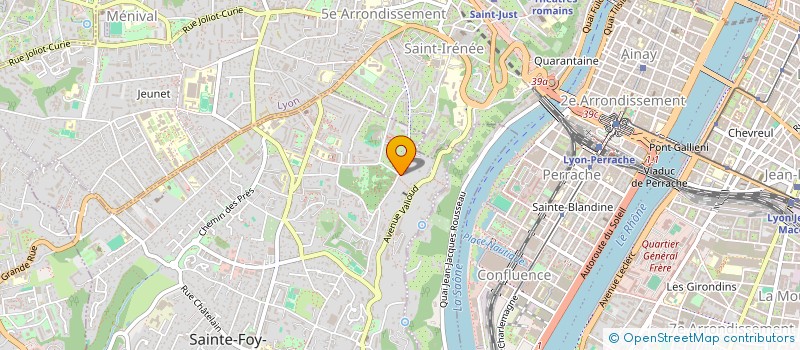 localisation de l'entreprise TOPINAMBOUR  SAINTE-FOY-LES-LYON