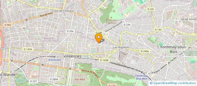 localisation de l'entreprise TOPIQO à VINCENNES