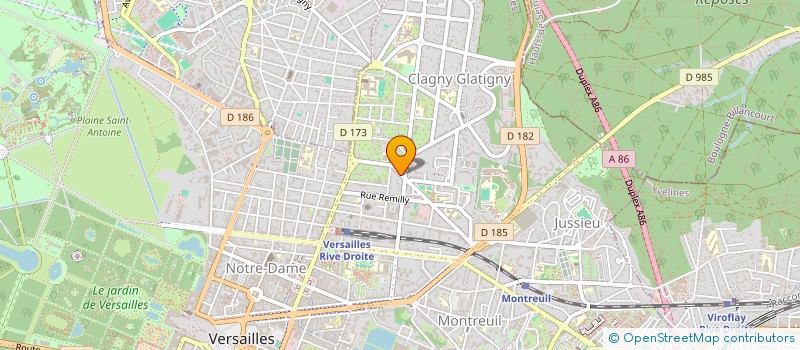 localisation de l'entreprise TOPIQUAL à VERSAILLES