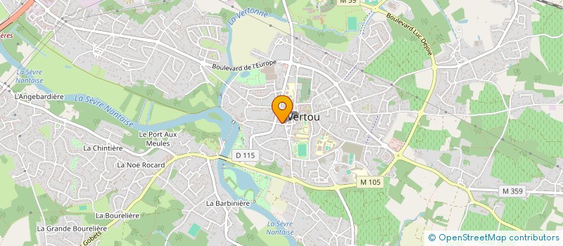 localisation de l'entreprise TOPIQUE  VERTOU