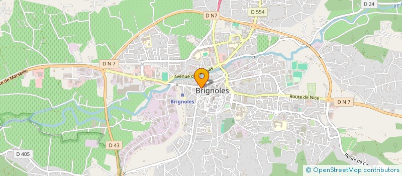 localisation de l'entreprise TOPISSIME à BRIGNOLES