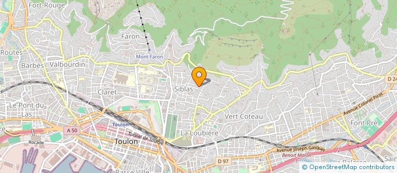 localisation de l'entreprise TOPISSIMO  TOULON