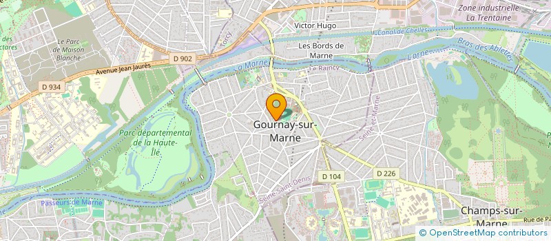 localisation de l'entreprise TOPJMC à GOURNAY-SUR-MARNE