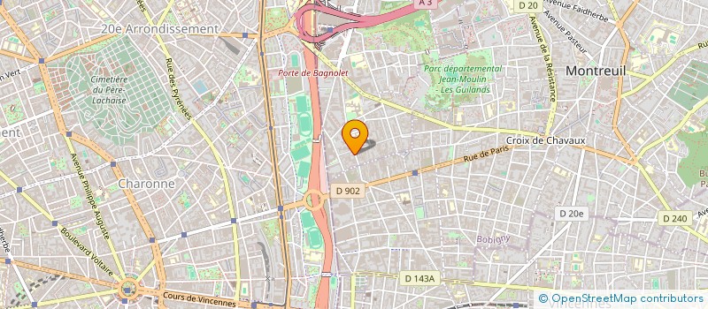 localisation de l'entreprise TOPKAPI à BAGNOLET