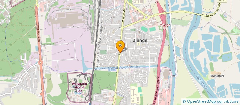 localisation de l'entreprise TOPKAPI  TALANGE