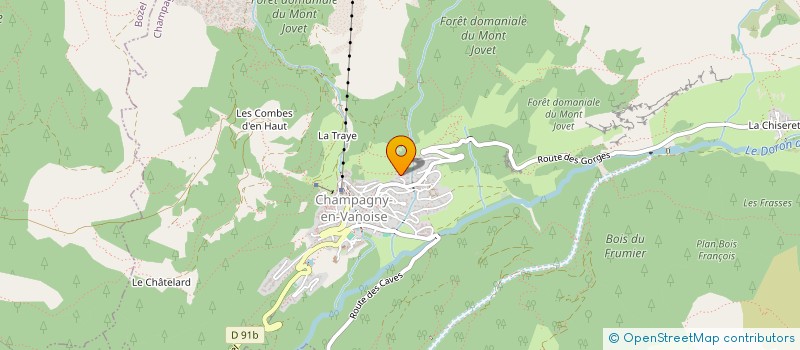 localisation de l'entreprise TOPLA FRANCE  CHAMPAGNY-EN-VANOISE