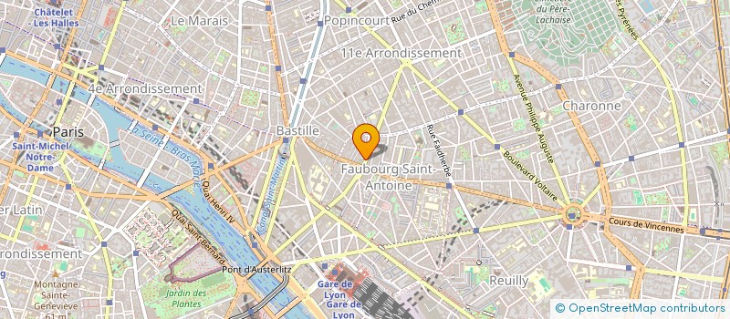 localisation de l'entreprise TOPLOM à PARIS