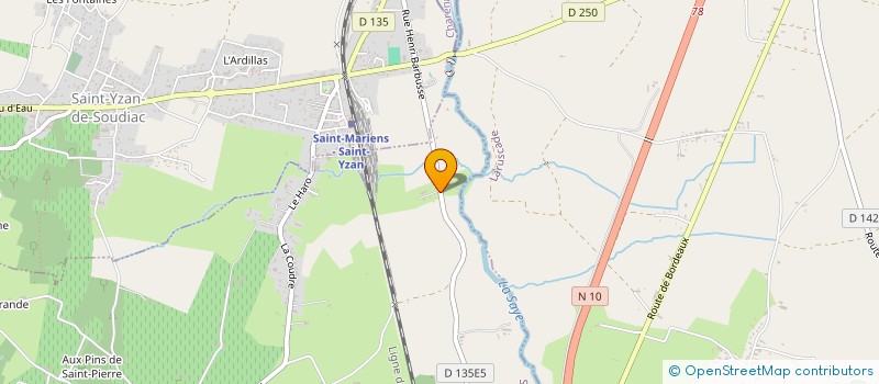 localisation de l'entreprise TOPO 33 à SAINT-MARIENS