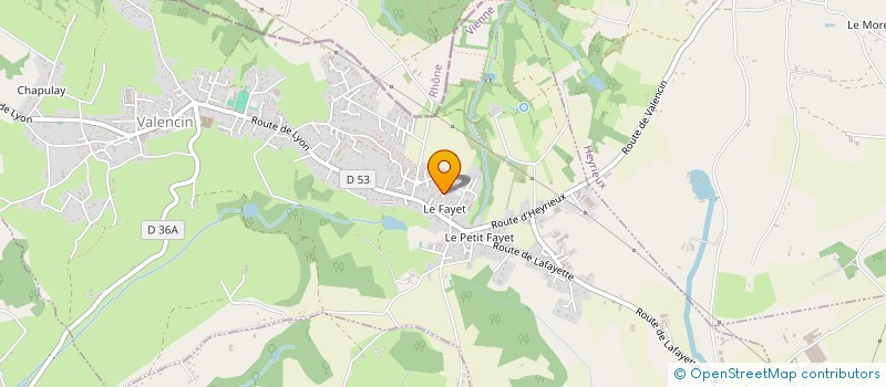 localisation de l'entreprise TOPO ASSISTANCE à HEYRIEUX