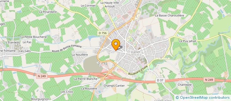 localisation de l'entreprise TOPO DR à VALLET