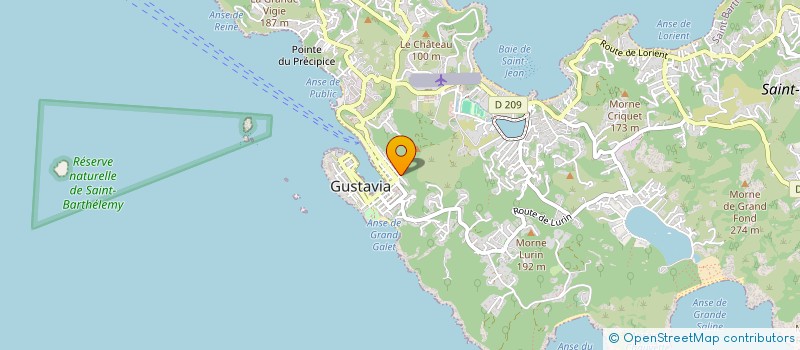 localisation de l'entreprise TOPO DRONE SBH  SAINT-BARTHELEMY