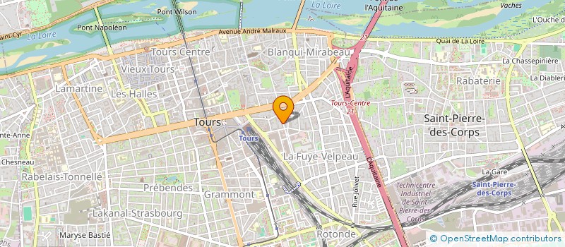 localisation de l'entreprise TOPO-INGENIERIE  TOURS