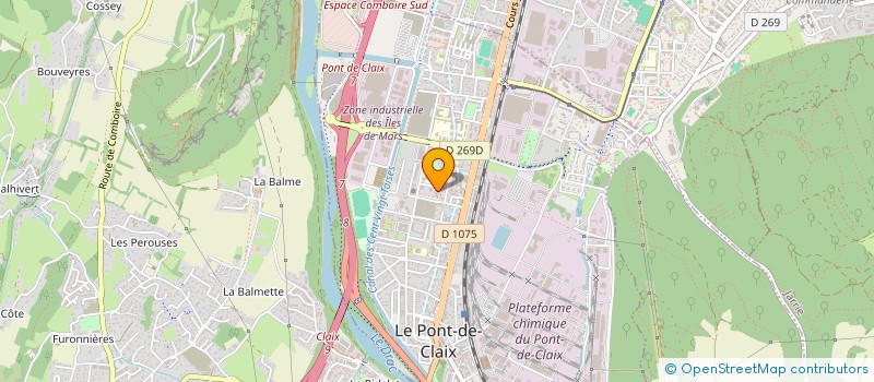 localisation de l'entreprise TOPO PAYSAGISTE  LE PONT-DE-CLAIX