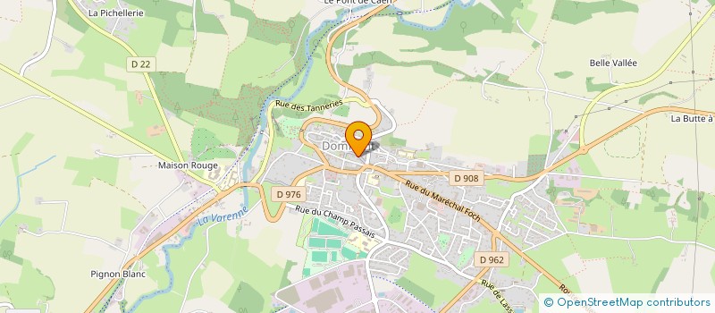localisation de l'entreprise TOPOCAD à DOMFRONT-EN-POIRAIE