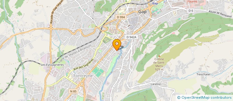 localisation de l'entreprise TOPOCART 05 à GAP
