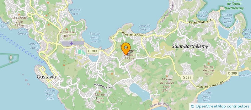 localisation de l'entreprise TOPOCOOL à SAINT BARTHELEMY