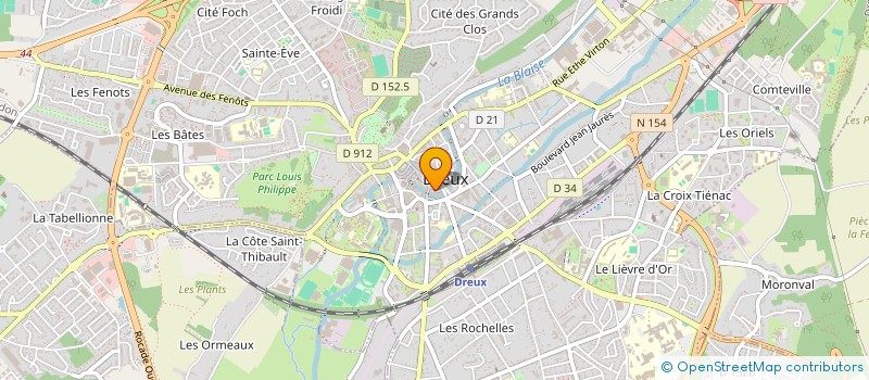 localisation de l'entreprise TOPODO à DREUX