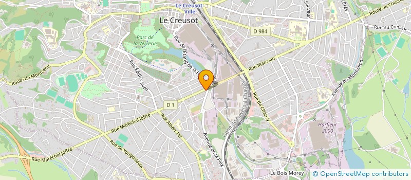 localisation de l'entreprise TOPOGLU  LE CREUSOT