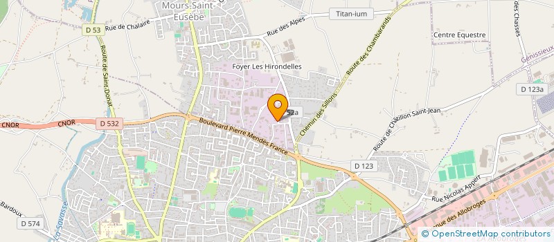 localisation de l'entreprise TOPOGRAPHIE - INFORMATIQUE - CONSULTING - EXPERTISE à MOURS-SAINT-EUSEBE