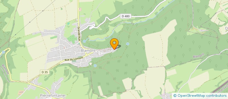 localisation de l'entreprise TOPOLOC  BLAMONT