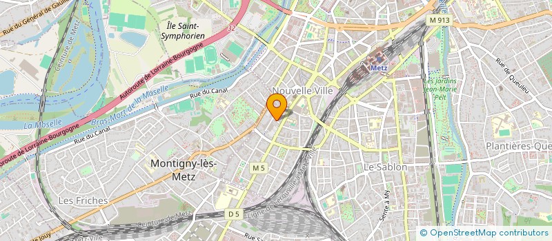localisation de l'entreprise TOPOLOGIES à METZ