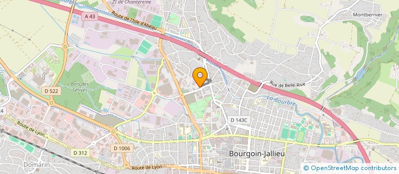 localisation de l'entreprise TOPOMAT à BOURGOIN-JALLIEU