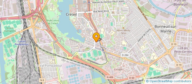 localisation de l'entreprise TOPOROFSKY  CRETEIL