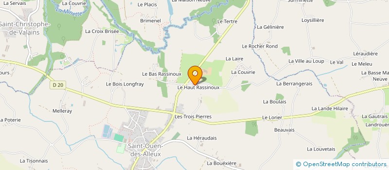 localisation de l'entreprise TOPOS  SAINT-OUEN-DES-ALLEUX