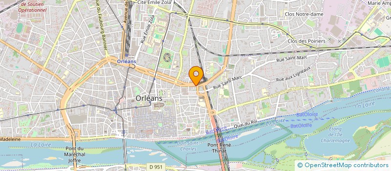 localisation de l'entreprise TOPOS AGENCE D'URBANISME DES TERRITOIRES DE L'ORLEANAIS à ORLEANS
