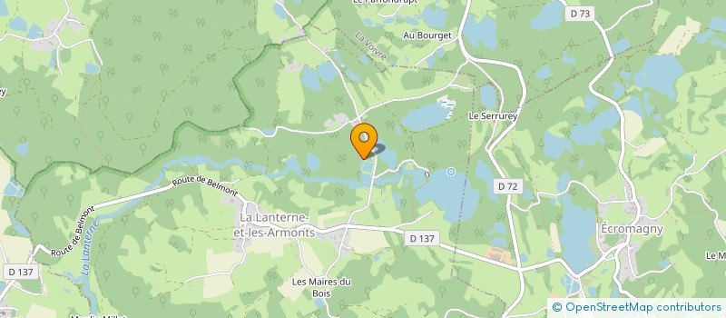 localisation de l'entreprise TOPOS - BIOS  ECROMAGNY