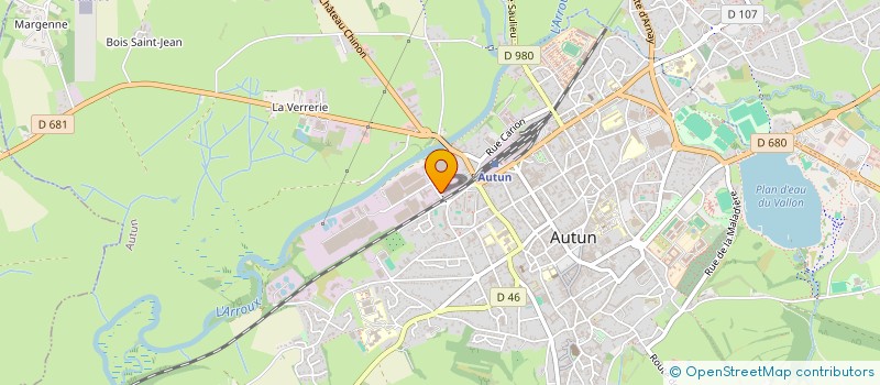 localisation de l'entreprise TOPOS ENVIRONNEMENT à AUTUN